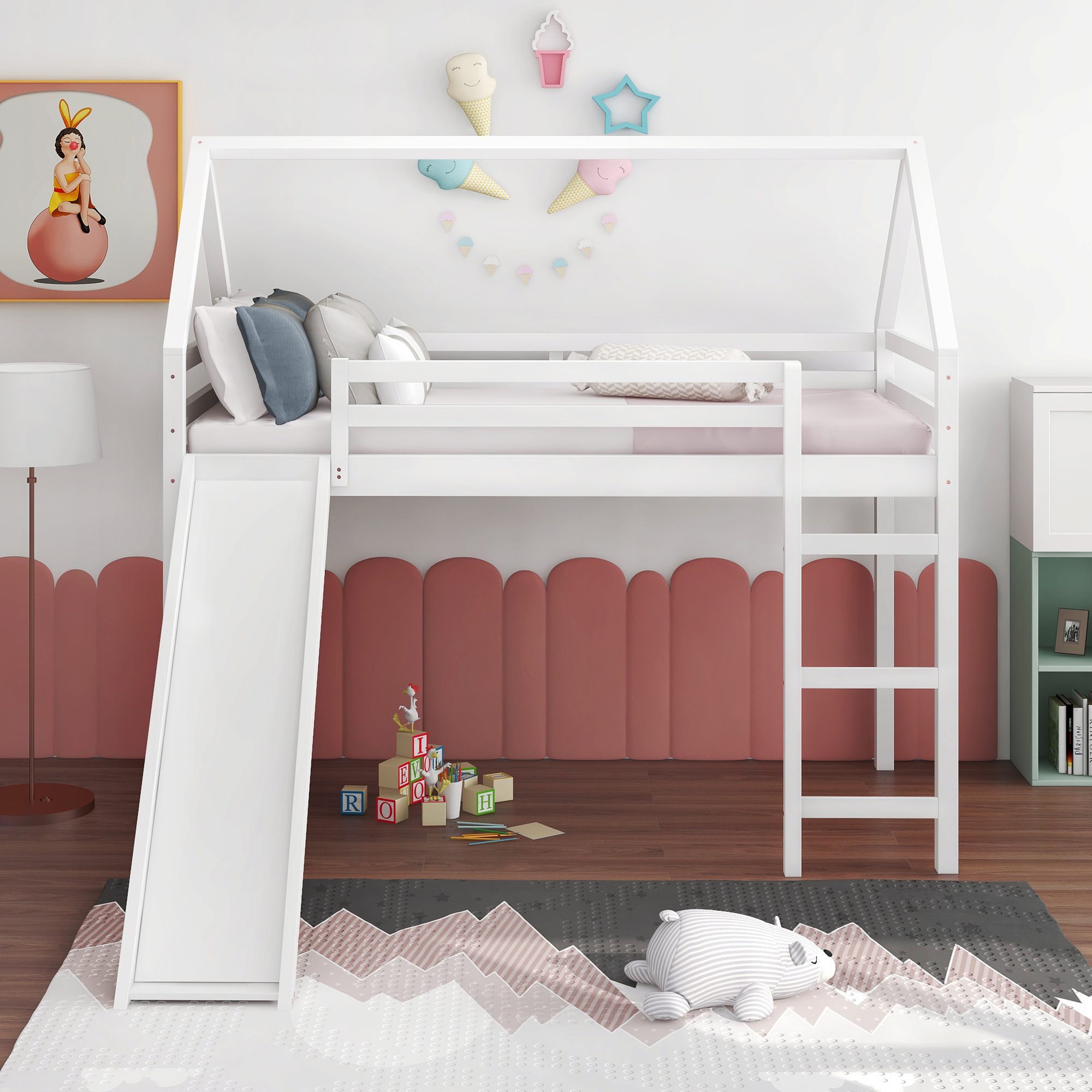 TWIN SIZE LOFT BED